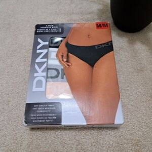 DKNY Cotton Bikini Panties | 4 Pack Underwear | Medium Stretch NIB